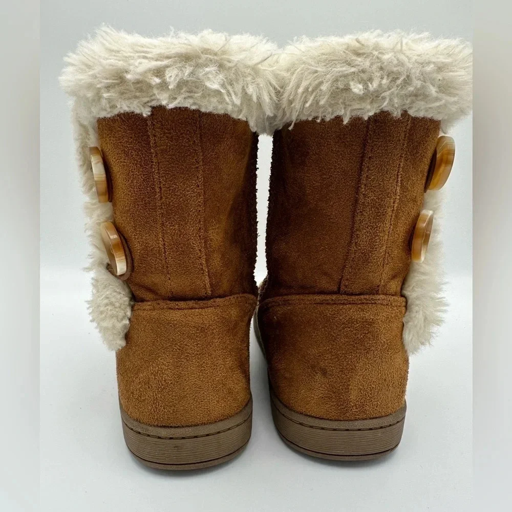 JUMPING BEANS Girl’s Faux Shearling Boots, Size 9